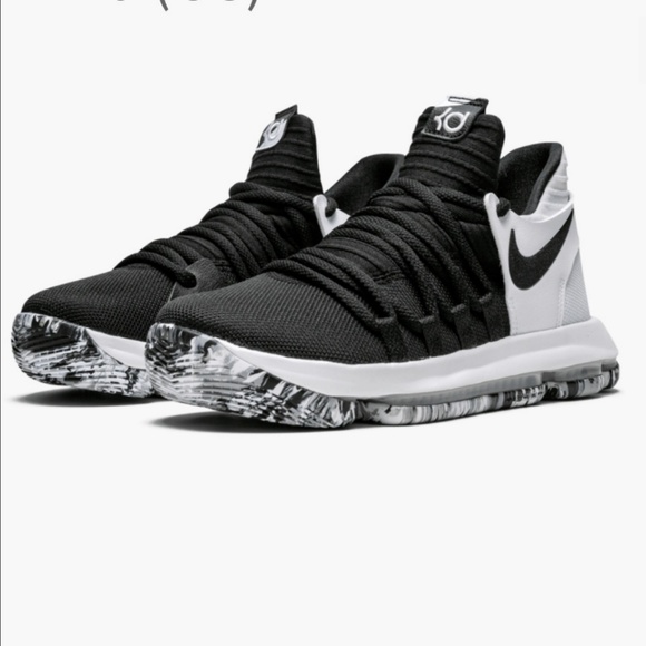 Nike Other - Nike zoom kd 10 white black sneakers size 7